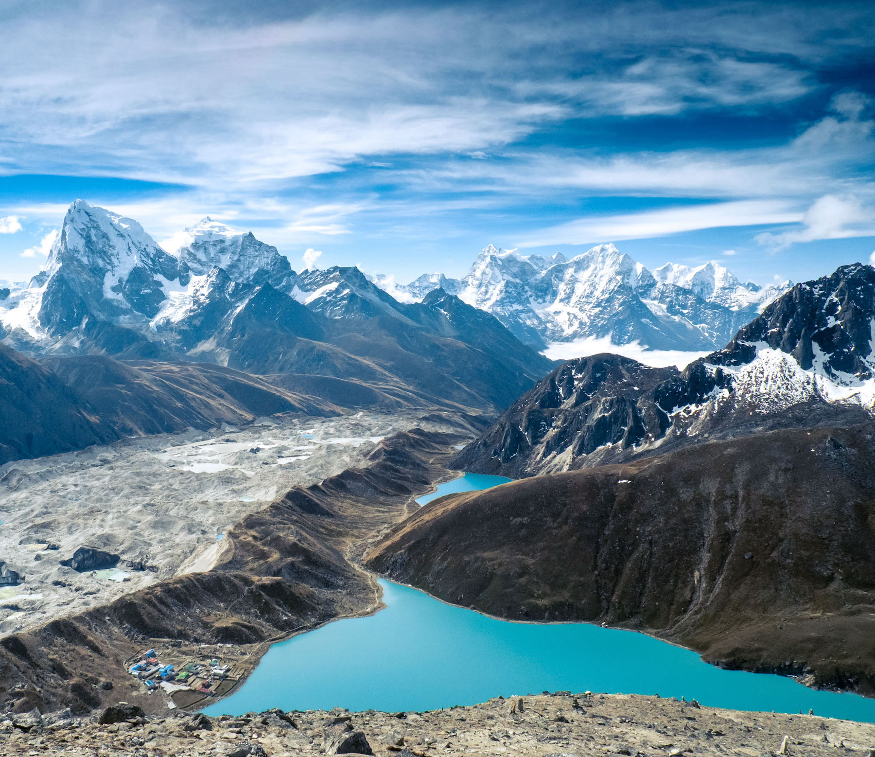 Everest Base Camp and Gokyo Lake Adventure with Helicopter Return - 15 Days